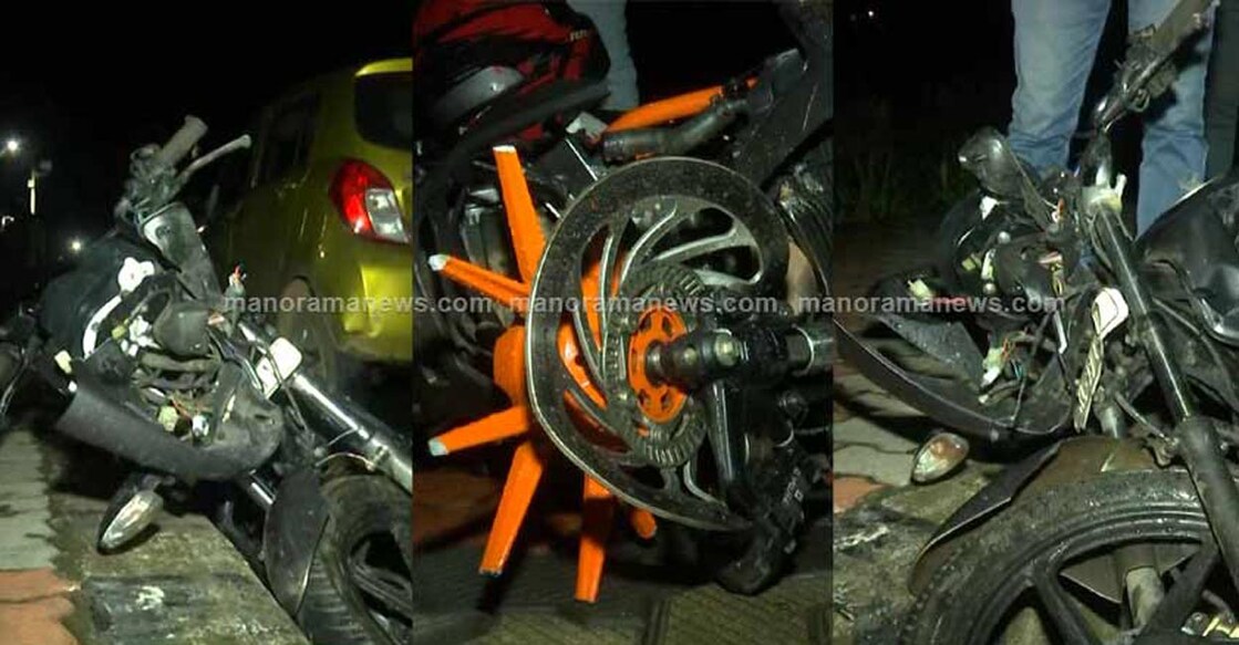 Three killed in motorcycle collision at Changanassery Bypass Road