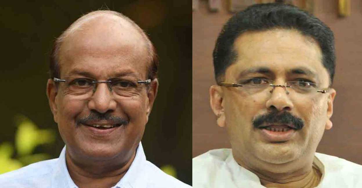 PK Kunhalikutty and KT Jaleel 