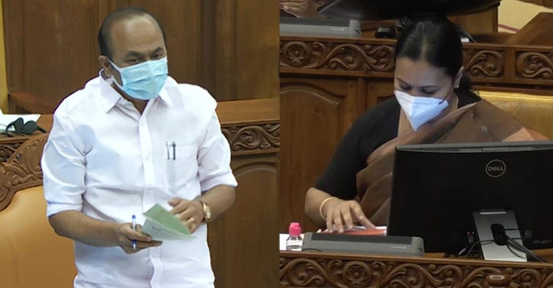 Opposition Leader V D Satheesan, Health Minister Veena George Opposition Leader V D Satheesan, Health Minister Veena George
