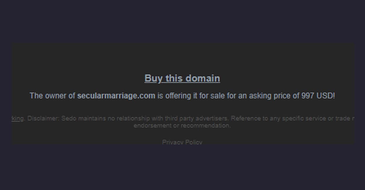A message on the website. A message on the website.
