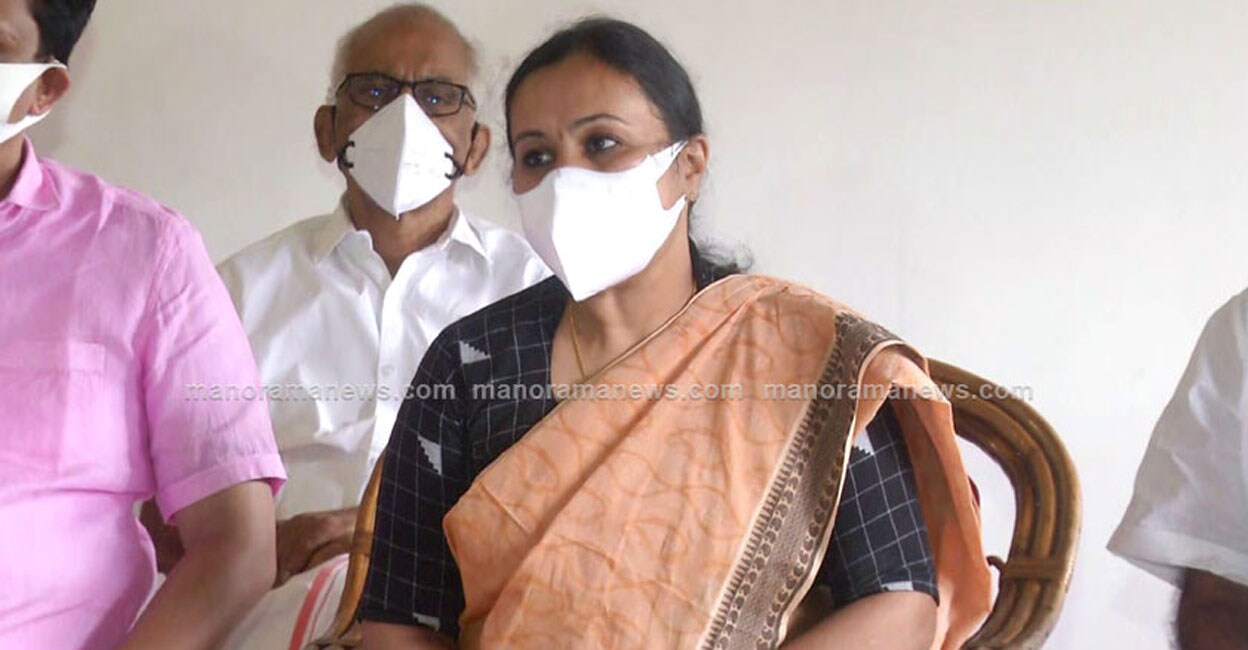 Kerala Health Minister Veena George after attending a high-level meeting held at Kozhikode over the Nipah virus infection confirmed in Kerala.