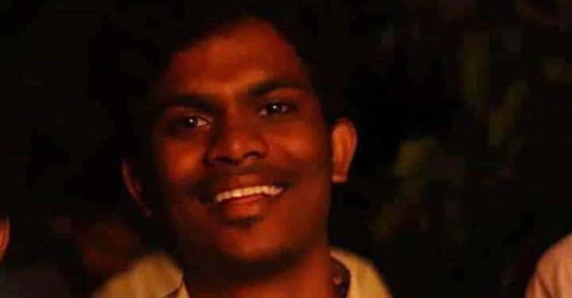 The slain Dheeraj Rajendran The slain Dheeraj Rajendran