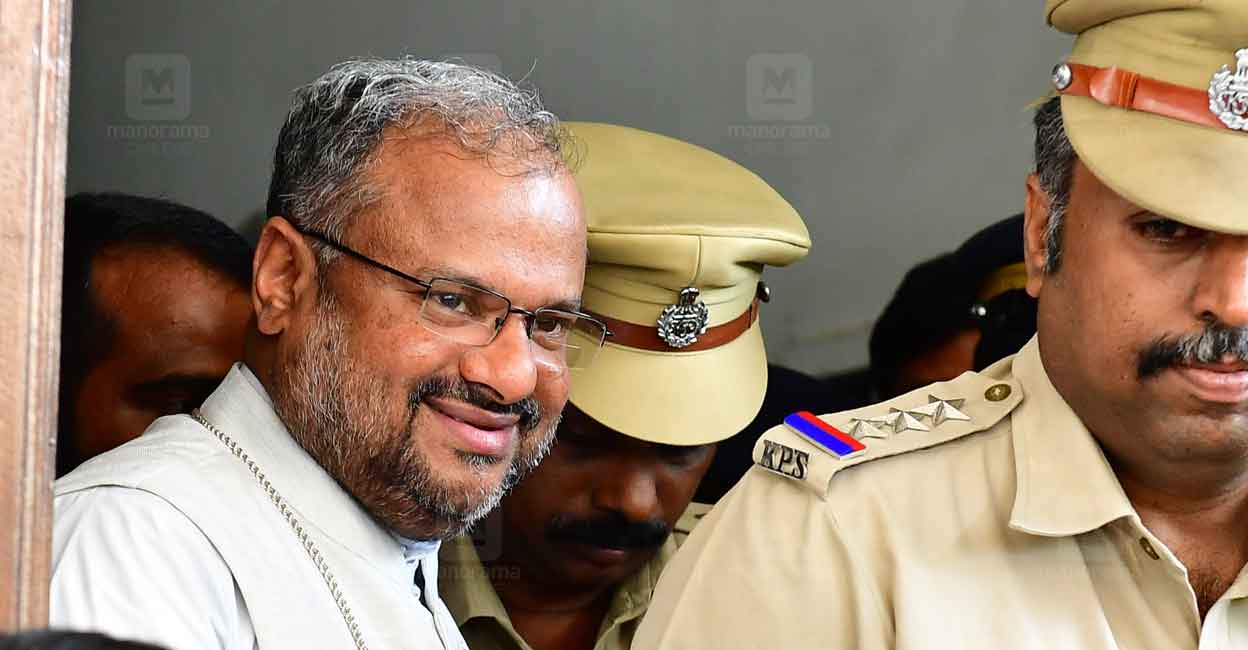 Former Bishop Franco Mulakkal. Photo: Rijo Joseph/Manorama