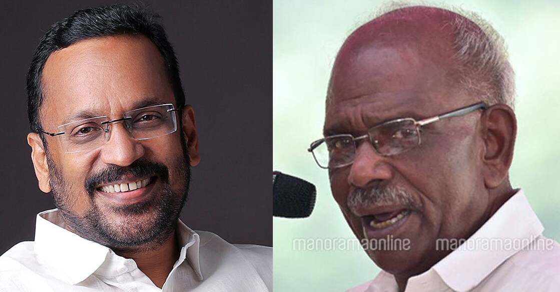 K Rajan(left) and MM Mani. File Photos