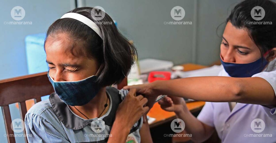 INDIA - HEALTH - VIRUS - VACCINE COVID-19 vaccination for adolescents in the age group of 15-18 years commenced from January 3. Photo: Vishnu V Nair/Manorama