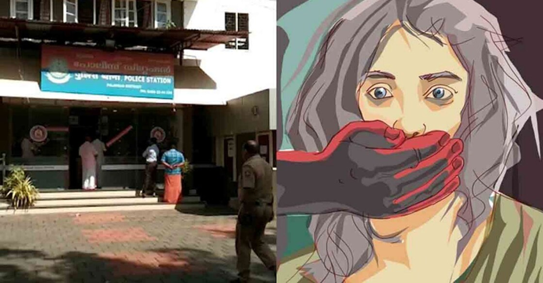 Ottapalam Police Station (left).