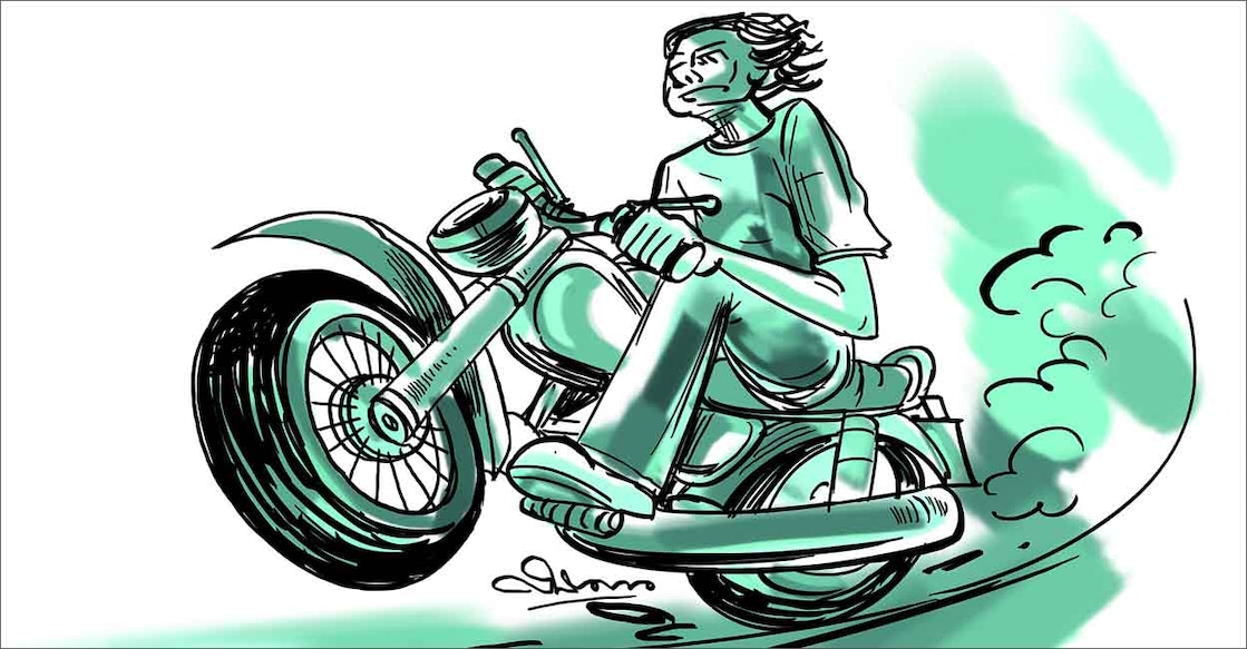 bike-rider Image for representation only. Photo: Manorama
