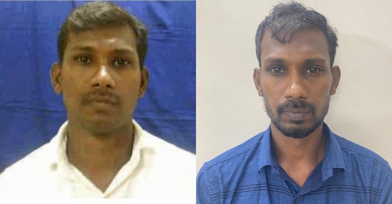 Rajeev Kumar, when he was caught two years ago; Rajeev after being taken into custody on Wednesday, October 19, 2022.