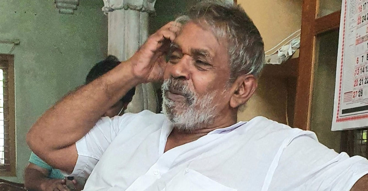 Manichan who was an accused in the Kalluvathukkal hooch tragedy will soon be released from jail. FIle photo: Manorama