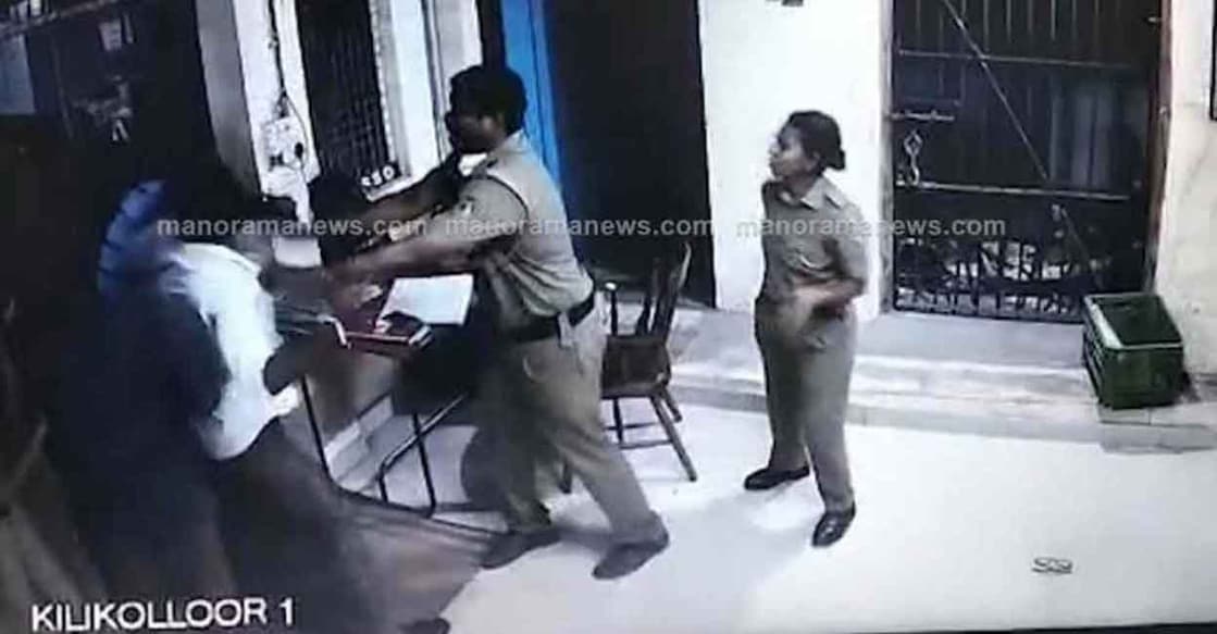 Leaked footage from Kilikollur station. Photo: Screengrab/Manorama News