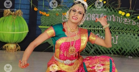 Oppana: Sajina Ubais, an official in the collectorate, plays the coy bride during the Oppana. She says some of her colleagues will not take her seriously if she goes to office in women's wear. - Special Arrangement Oppana: Sajina Ubais, an official in the collectorate, plays the coy bride during the Oppana. She says some of her colleagues will not take her seriously if she goes to office in women's wear. - Special Arrangement
