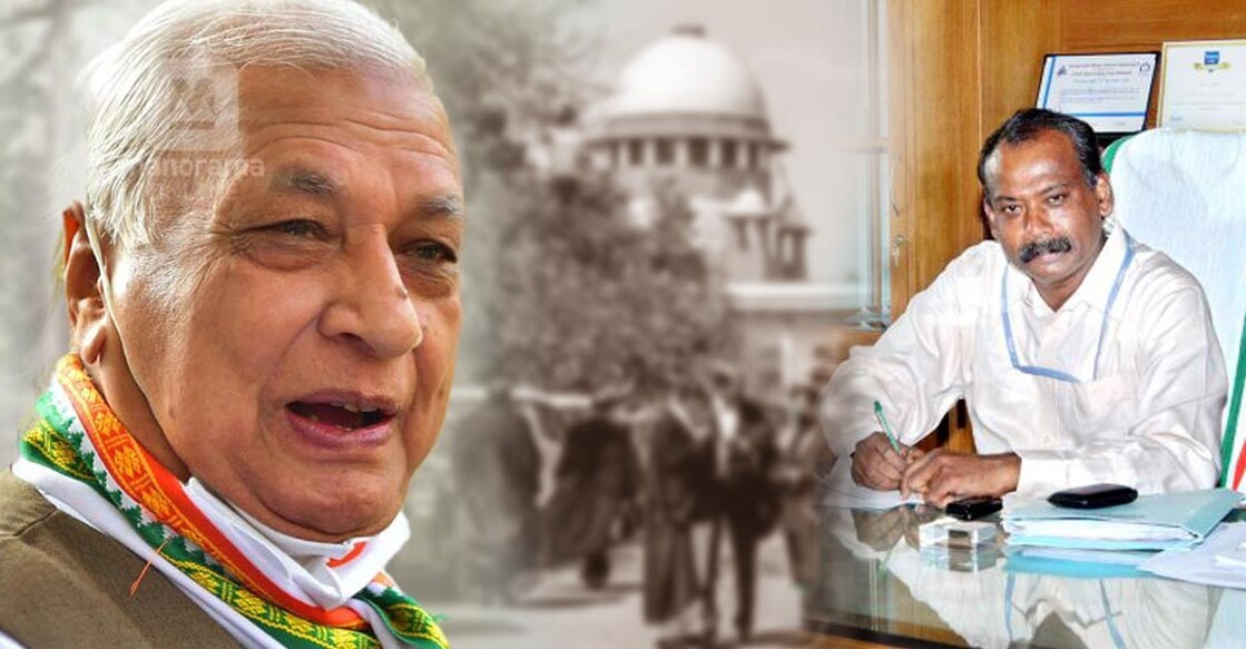 Governor Arif Mohammed Khan; Dr P S Sreejith. Photo: Manorama Online Image Creative