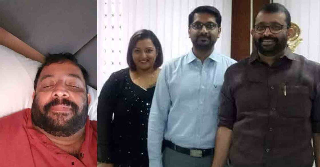 P-Sreeramakrishnan-Swapna-Suresh-251001 The private pictures of P Sreeramakrishnan shared by Swapna Suresh on Facebook. Photo: Facebook/Swapna Suresh