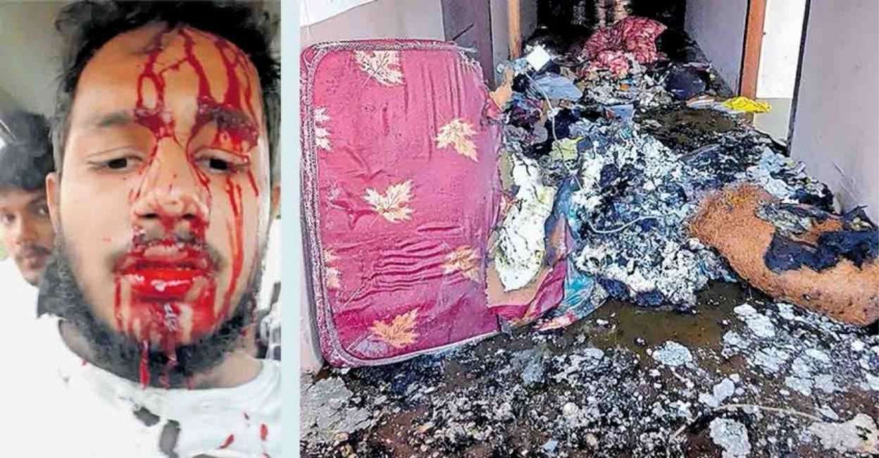 Mess secretary Hani suffered serious head injuries in the attack. Photo: Manorama Online. 
