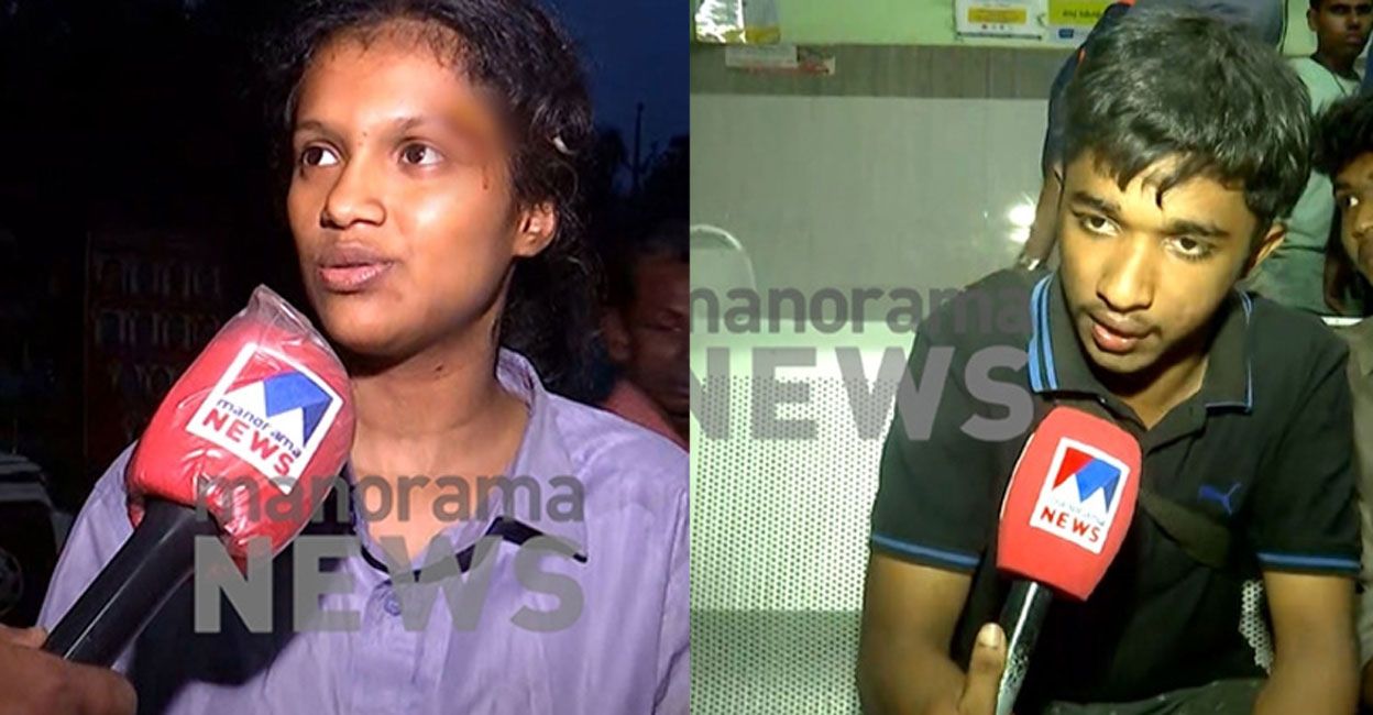 'We were thrown out of our seats when it went over speed bumps,' students said. Photo: Manorama Online. 
