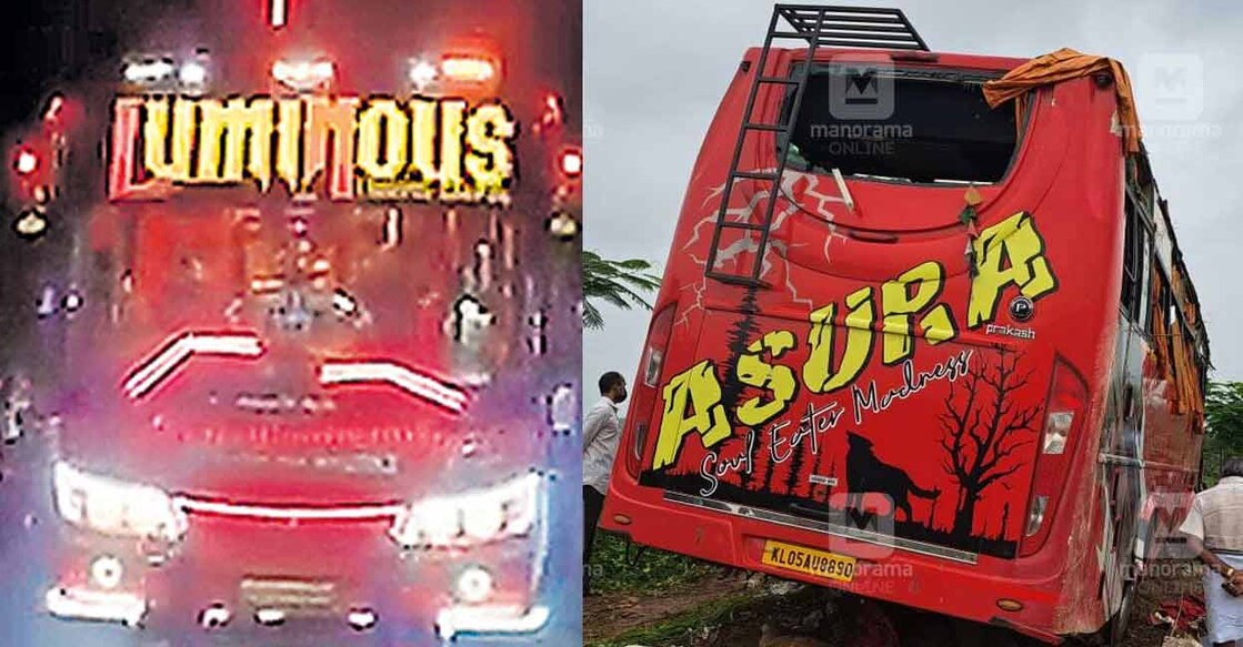 Luminous and Asura tourist buses. Photo: MMTV