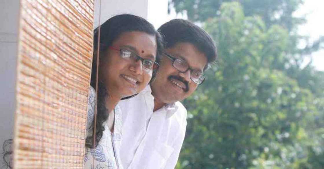 Dr Priya Varghese, KK Ragesh. Photo: Manorama