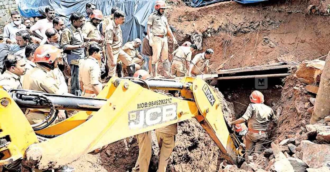 kottayam-sushantha-healping The incident happened at Nattakam Mariappally Kavanalkkadavil Jishor K Gopal’s house premises around 9.15 am on Thursday. Photo: Manorama