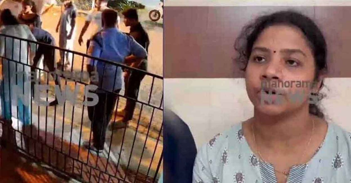 Athira, a resident of Atlantis Junction, recounts the incident to Manorama News. Photo: Screengrab, Manorama News.