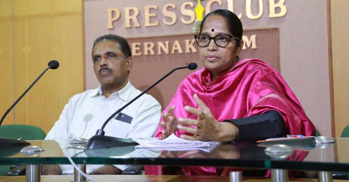 Dr George Ninan, director, ICAR- Central Institute of Fisheries Technology (ICAR-CIFT), Kochi and Dr Nikita Gopal, principal scientist, ICAR- CIFT, at a press conference. Photo: Special arrangement