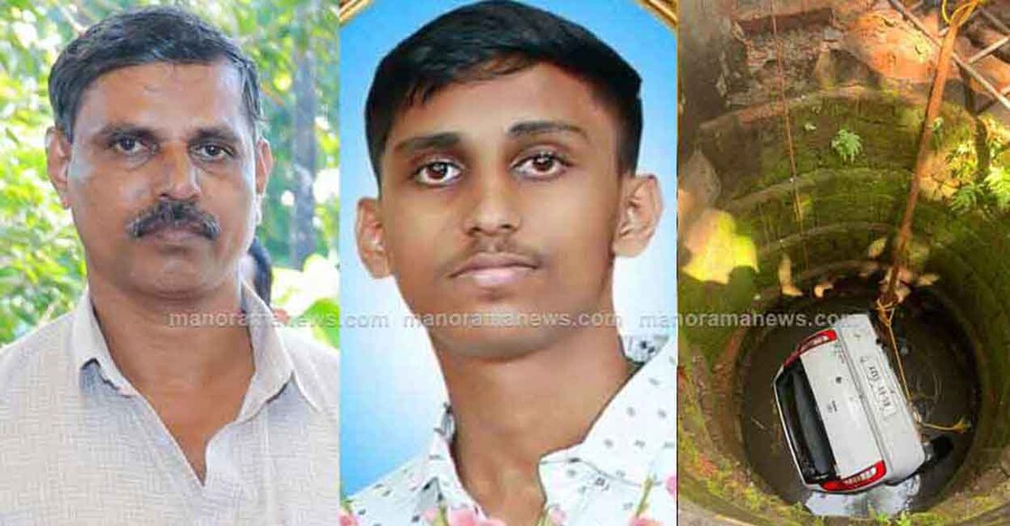 Mathukutty and his son Vince Mathew | Photo: Manorama News
