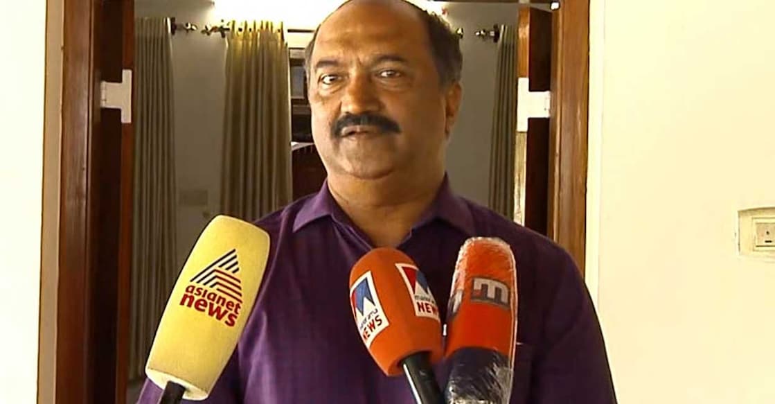 Finance Minister KN Balagopal speaking to media. Screengrab: Manorama News