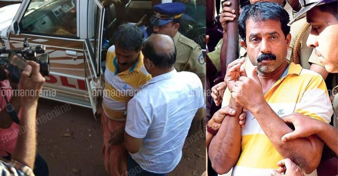 Peethambaran was a member of the CPM's Periya Local Committee when he allegedly led a gang of six men who hacked to death Youth Congress workers Kripesh (19) and Sarath Lal P K (24) on February 17, 2019. Photo: Manorama