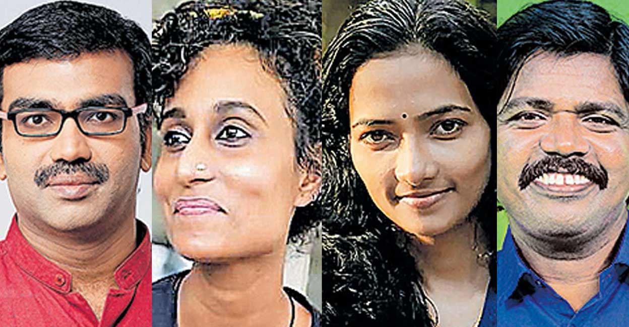 tv-awards-manorama Jayamohan, Parvathy Kuriakose, Sruthi Pillai and Unniraj: Manorama Online