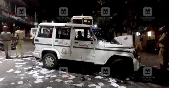 Vizhinjam Police Station Clash Vizhinjam Police Station Clash