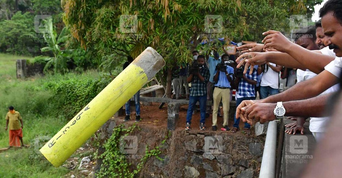 Silverline protest. File photo: Manorama