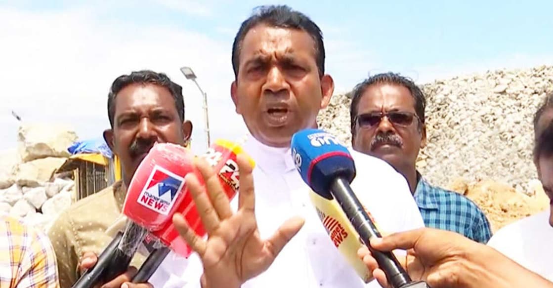 The Latin priest's outburst on November 29 was a reaction to the fisheries minister's comment that any attempt to block a state's development was anti-national activity: Manorama Online