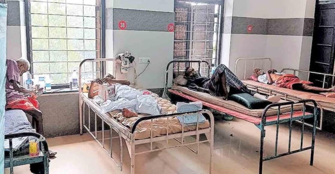 With no children or relatives to take care of them, 42 patients at the Thiruvananthapuram Medical College Hospital are uncertain about what lies ahead for them after discharge. Photo: Manorama