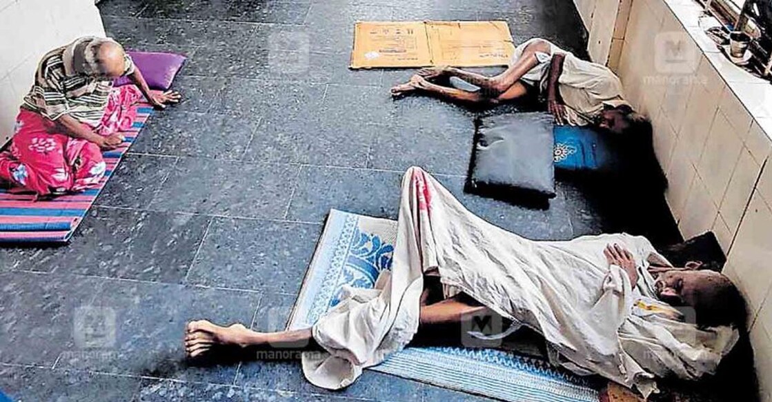 Abandoned patients at Palakkad District Hospital | Photo: Manorama/ Jins Michael