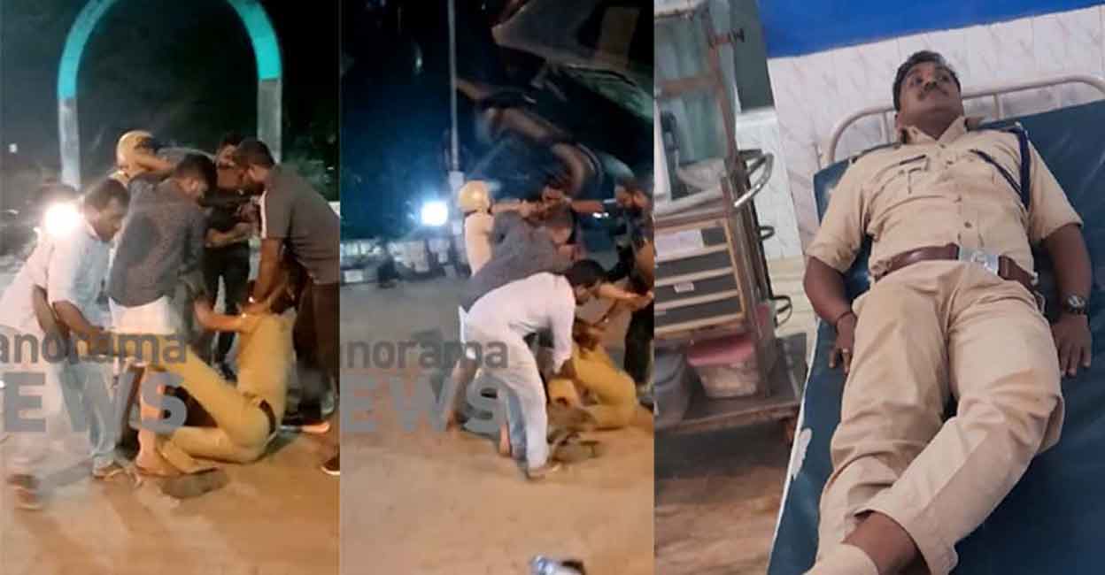 A few violent incidents were reported from Kannur, Kollam and Thiruvananthapuram districts of the state after the final match of the World Cup. Photo: Screengrab/Manorama