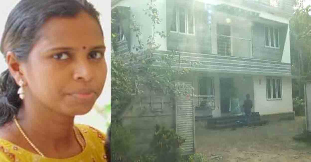 Asha was found dead at her house. Photo: Screengrab/Manorama News