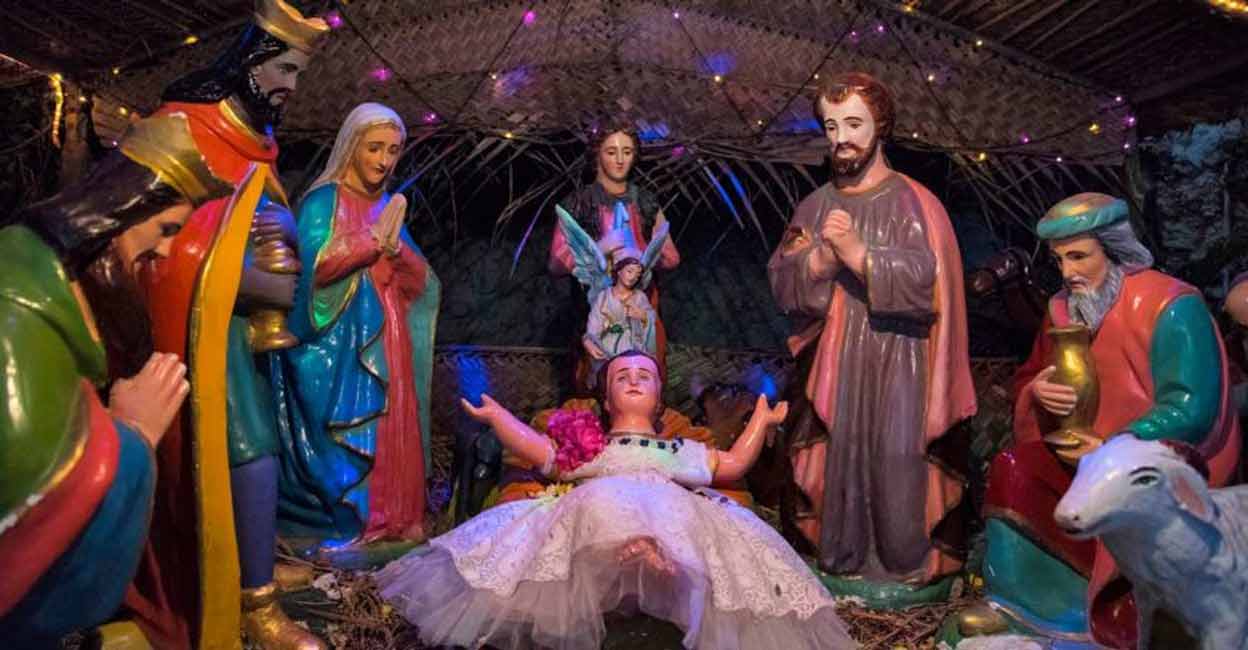 nativity scene The representational image of a nativity scene traditionally arranged at churches during Christmas. File photo: Shutterstock