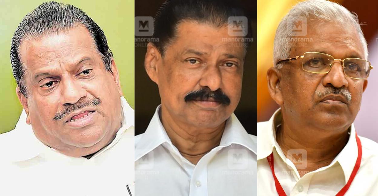 EP Jayarajan; MV Govindan; P Jayarajan. Photo: Manorama