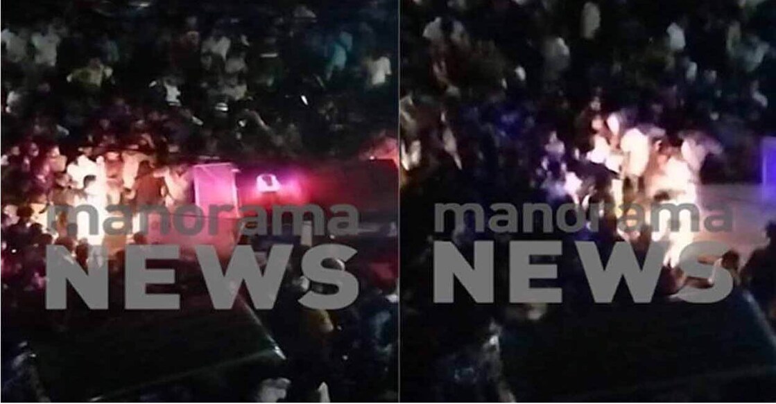 The accident took place in Erattupetta town at 9:30 pm on Friday | Photo: Manorama News