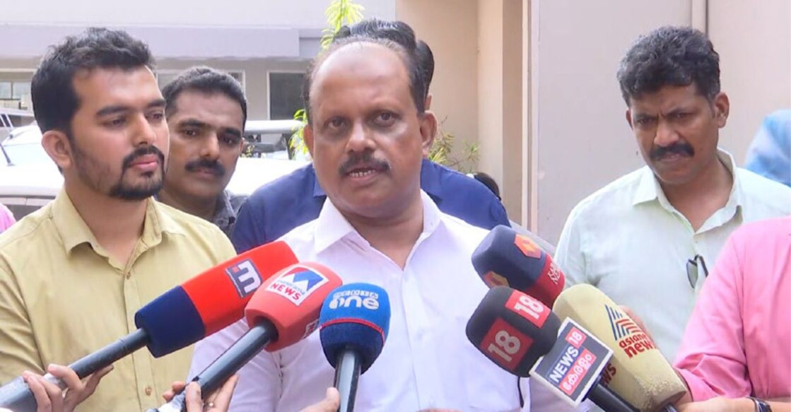 devarkovil Ports Minister Ahammed Devarkovil talking to the media on Sunday. Photo: Manorama News