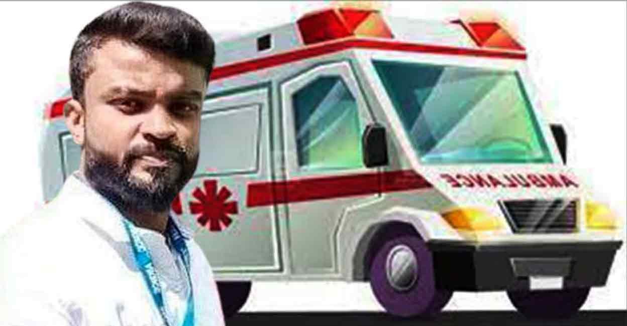 Ambulance driver Shefeeq. Ambulance driver Shefeeq.