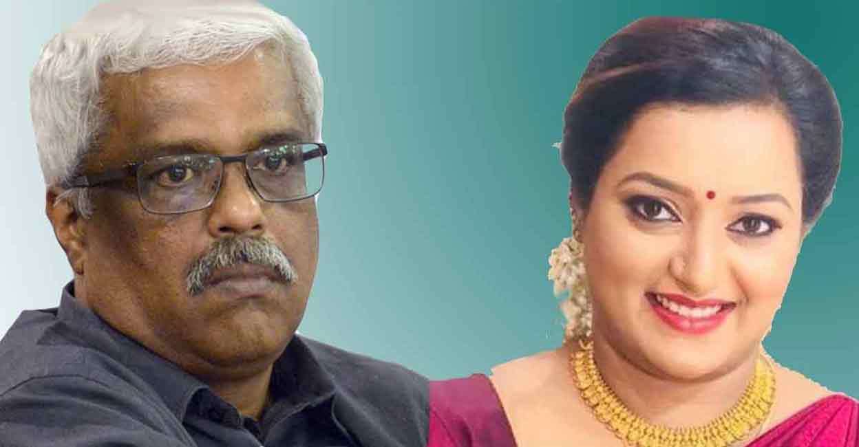 M Sivasankar (left) and Swapna Suresh. 