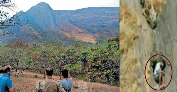 Just days after Kerala trekker's rescue, another trespasser climbs Cherad Hill; brought down Just days after Kerala trekker's rescue, another trespasser climbs Cherad Hill; brought down
