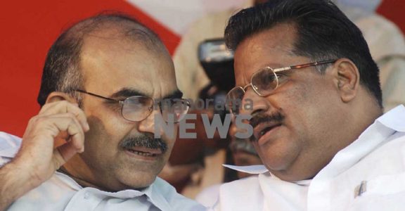 P Sasi and E P Jayarajan. P Sasi and E P Jayarajan.