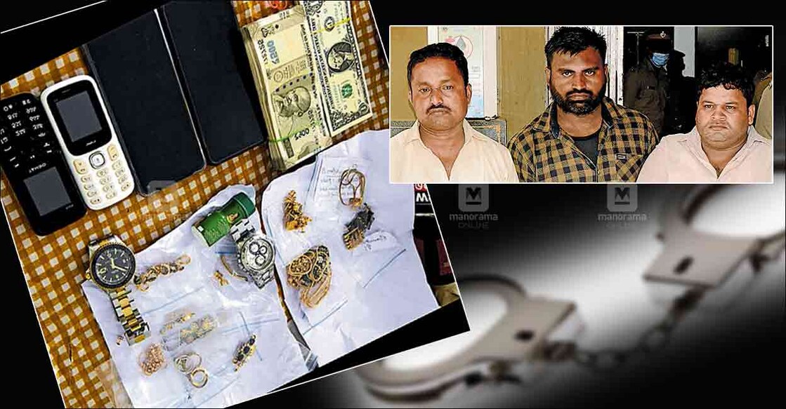 Burglary-spree by three north Indians who flew down to Kochi