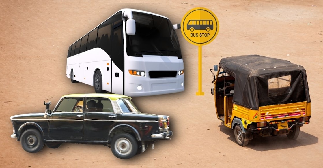 Bus Auto Taxi