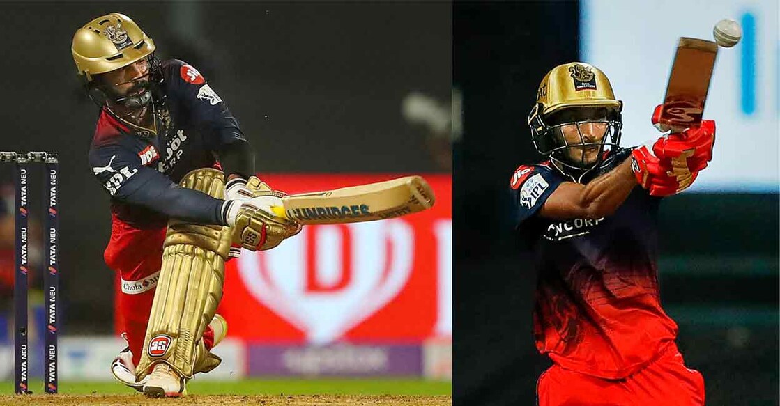 Dinesh Karthik and Shahbaz Ahmed