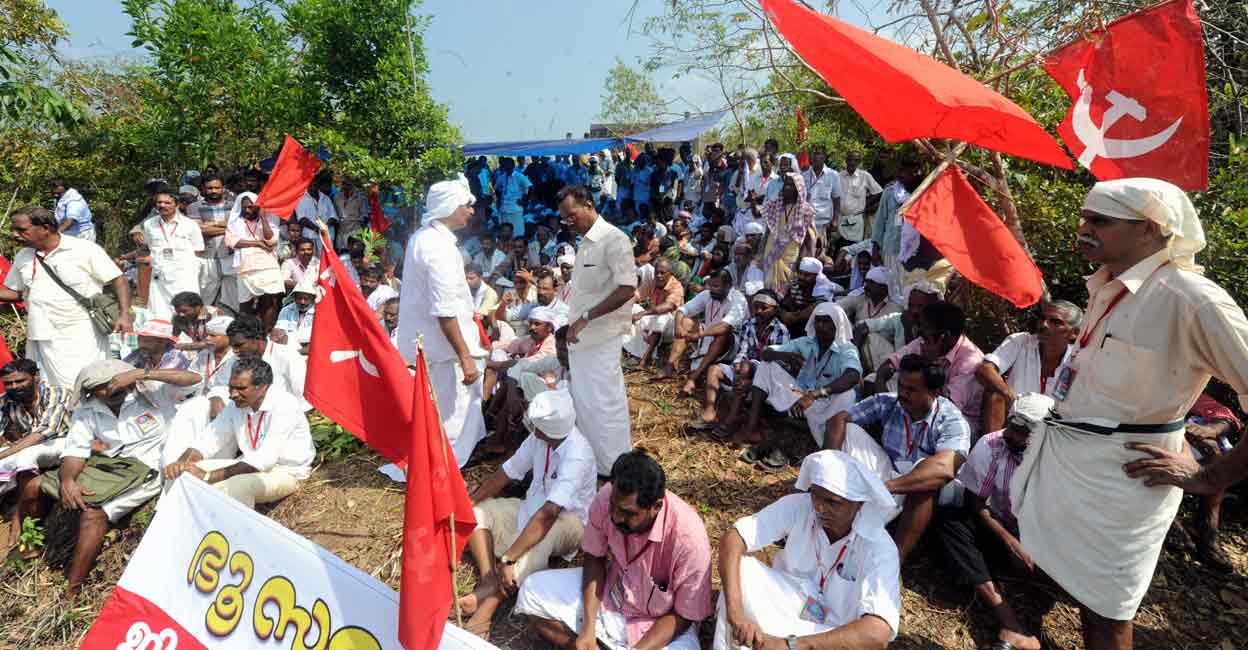CPM Land struggle CPM Land struggle