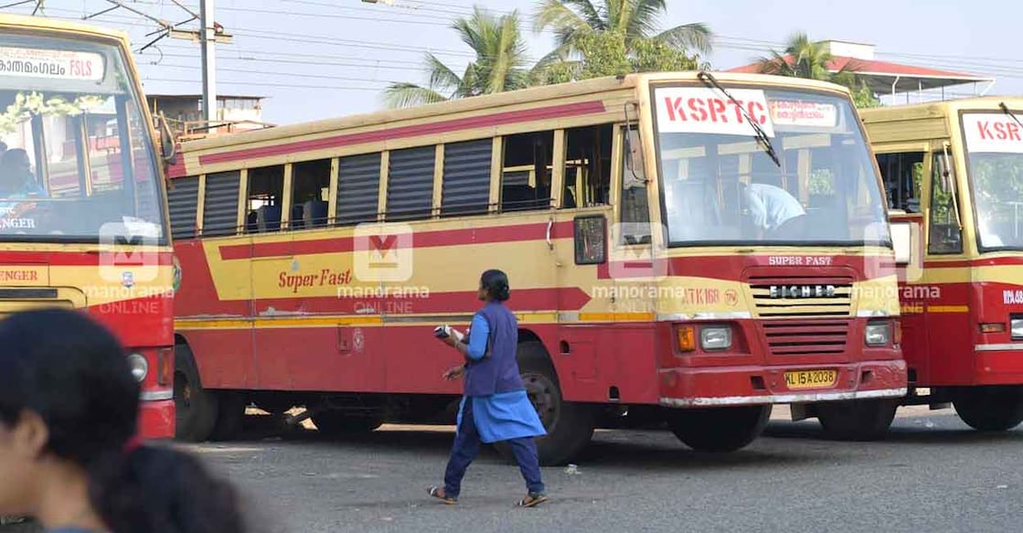 KSRTC Bus Representational image.