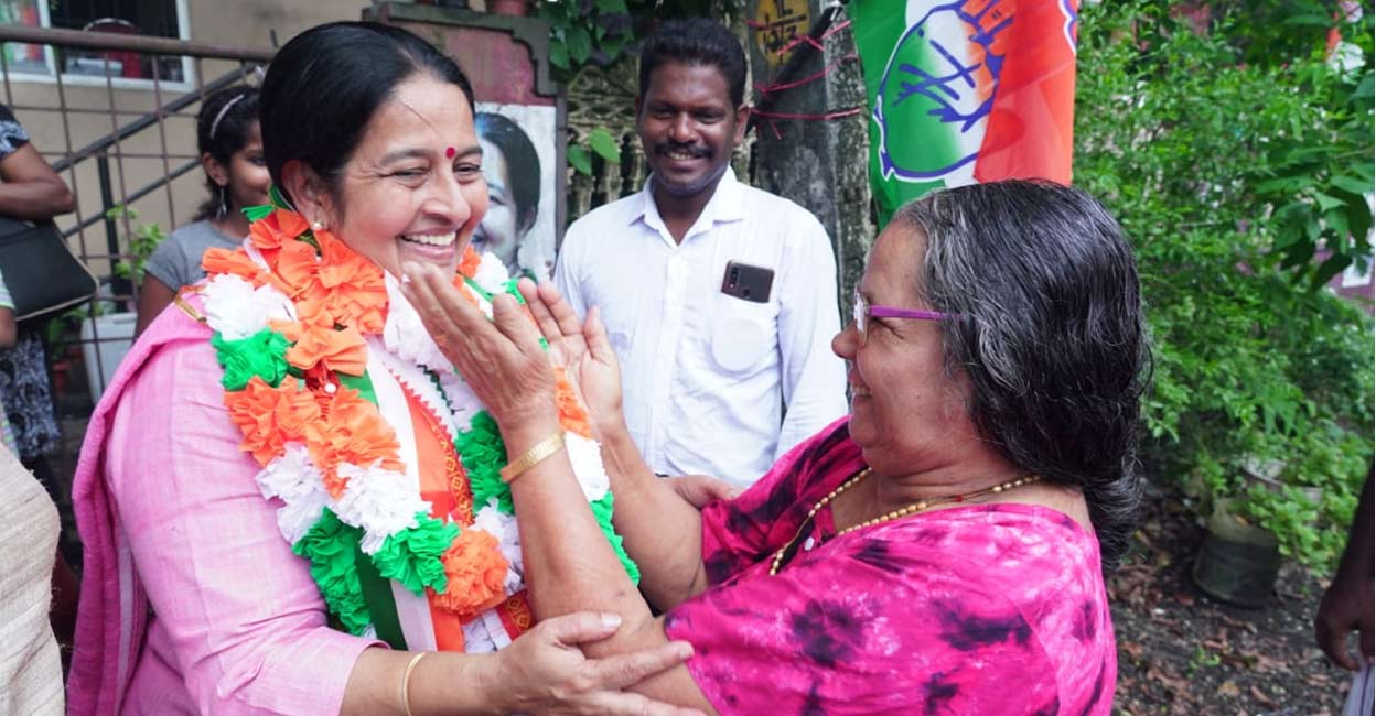 Uma Thomas Uma Thomas during her campaign.