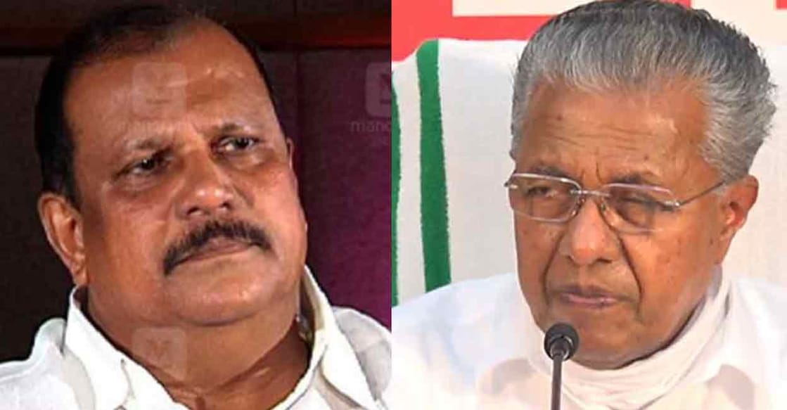 PC George and Pinarayi Vijayan. PC George and Pinarayi Vijayan.